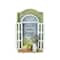 Green & White Open The Windows of Heaven Bible Scripture Plaque